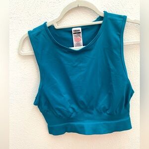 Gymshark long line sports bra. Size xxl. Blue